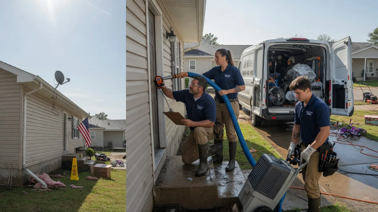 Ceiling Water Damage Restoration in Orrick, MO near me